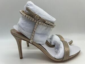 Badgley Mischka Women's Claudette Diamond Evening Heel MP5244 Size 8 NIB